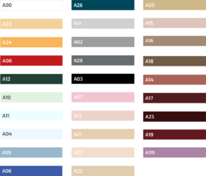 Farben Leiterkordel Aluminum-Jalousien