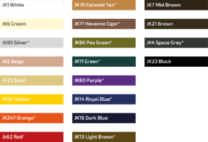 Colour range Ritza braided sewing threads - Farb-Auswahl Ritza geflochtenes Nähgarn